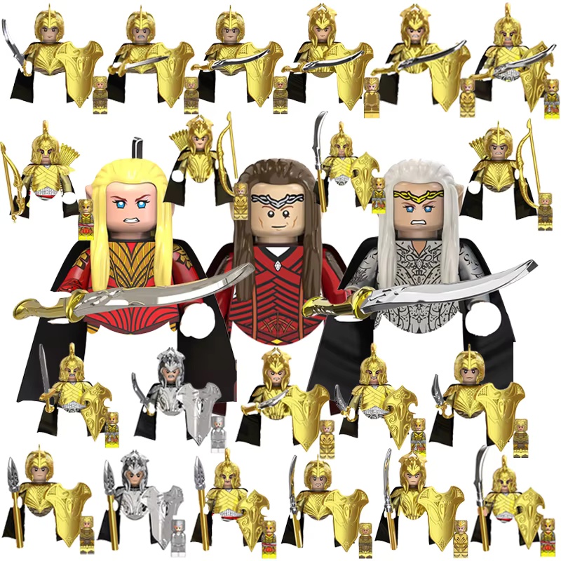 Ethnic Fashion World - Fantasy World Action Figures Building Blocks