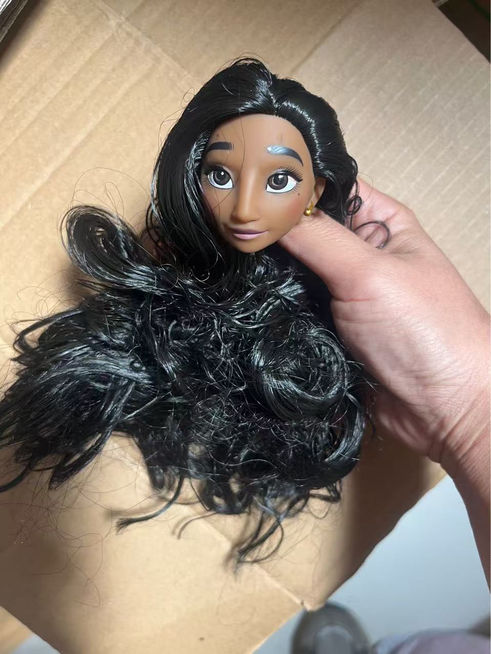 Princess 1/6 plastic Doll head - Ethnic Fashion Model ulasan dan harga