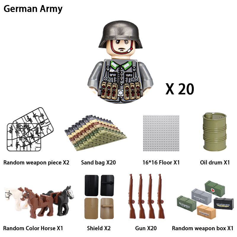 24 Pieces/Batch World War II M - Ethnic Fashion World ulasan dan harga