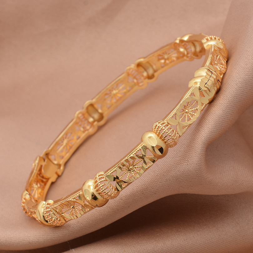 Gold Plated Wavy Mesh Filigree - Ethnic Fashion Dubai ulasan dan harga