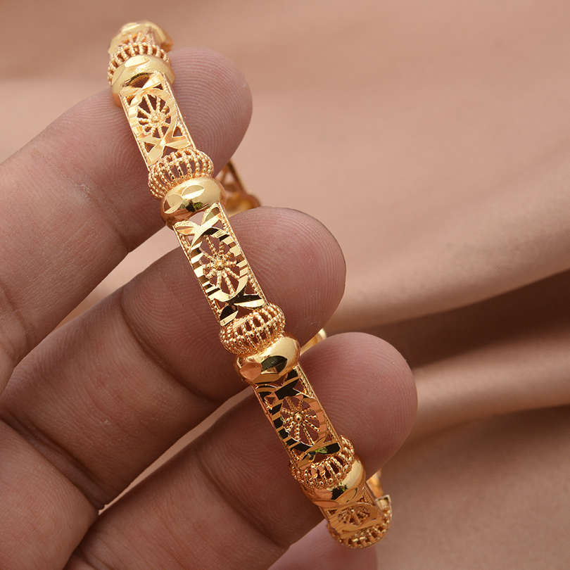 Gold Plated Wavy Mesh Filigree - Ethnic Fashion Dubai ulasan dan harga