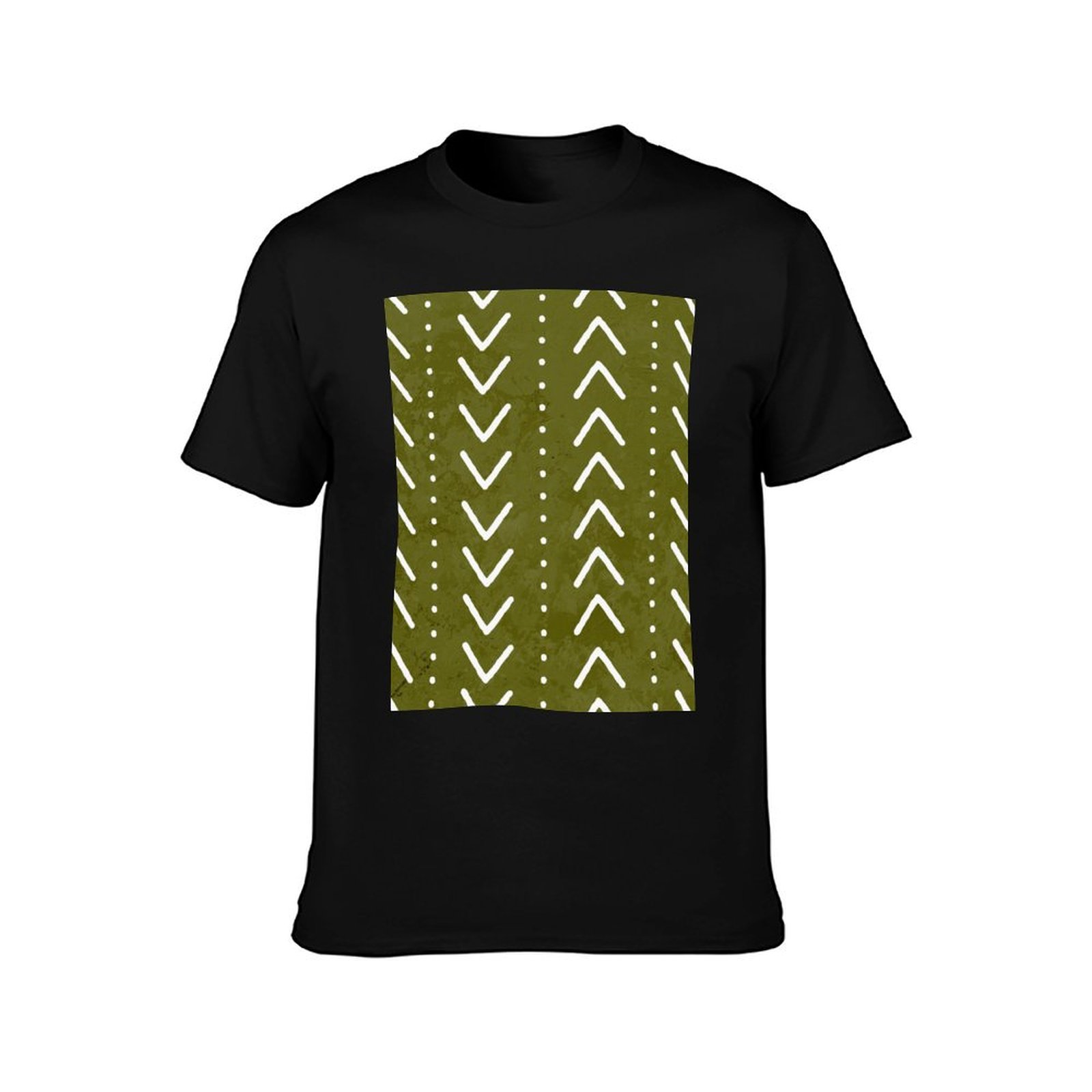 Olive Green Mudcloth Arrows Pa - Mudcloth Print Top ulasan dan harga