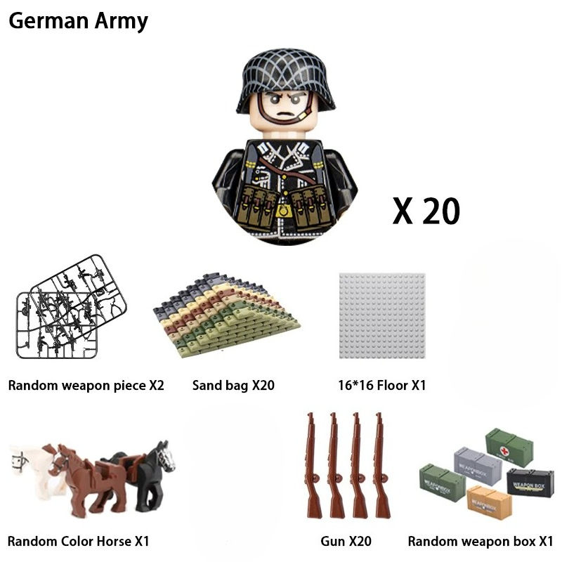 24PCS World War II military fi - Ethnic Fashion World ulasan dan harga