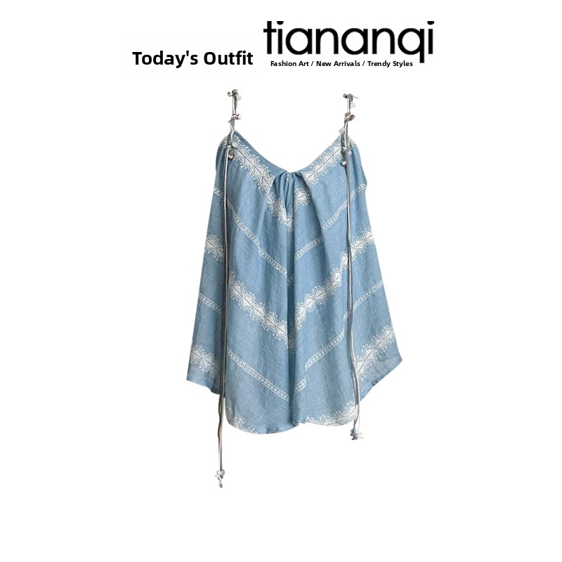 Summer Design Sexy Blue Ethnic - Ethnic Fashion Designer ulasan dan harga