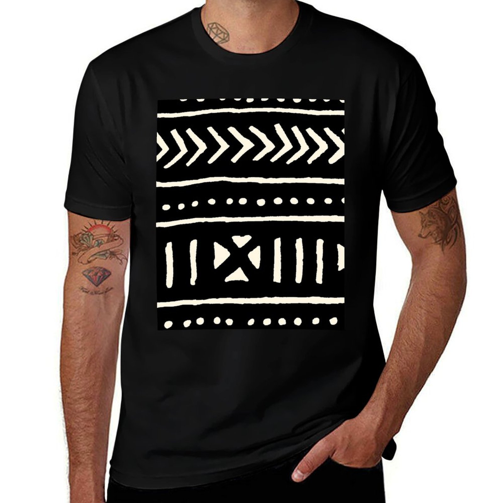 african mud cloth black and wh - Mudcloth Print Top ulasan dan harga