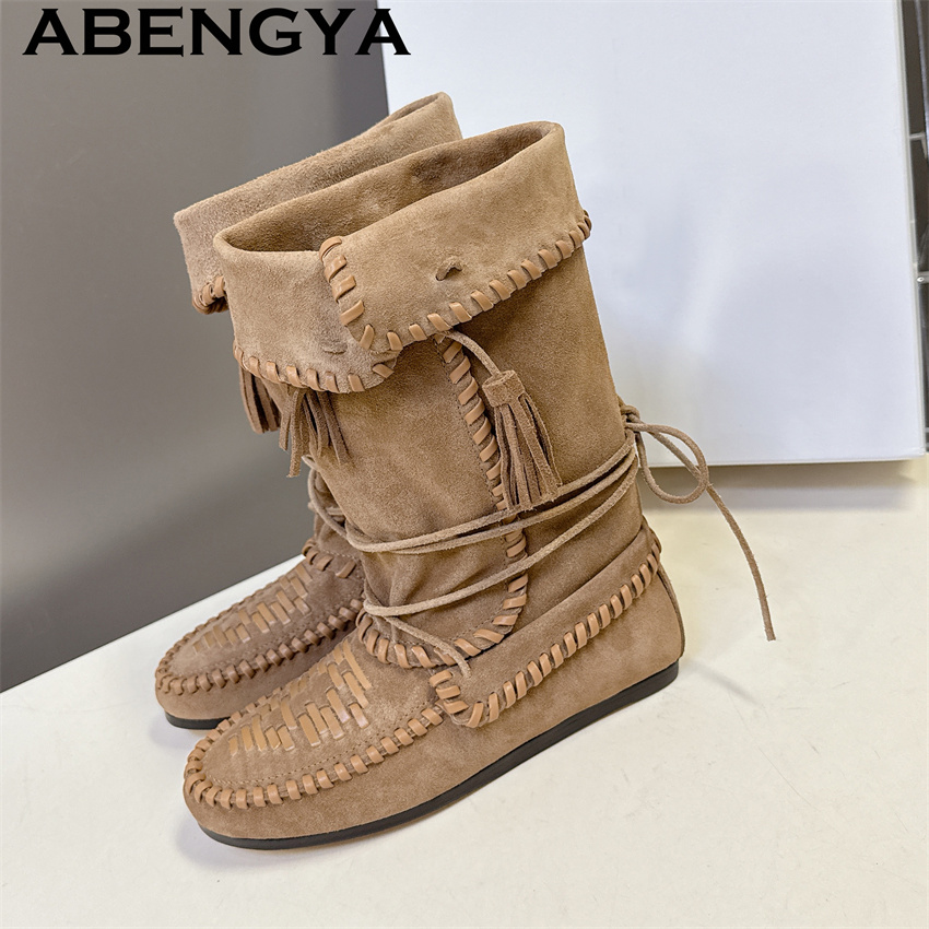 Women's Cow Suede Leather Tass - Ethnic Fashion Week ulasan dan harga